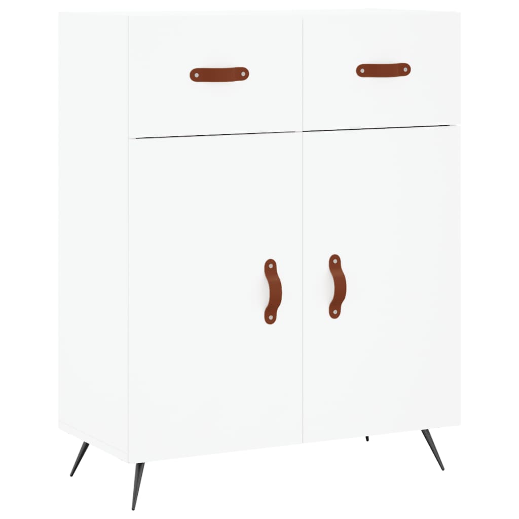 White buffet 69.5x34x90 cm Engineering wood