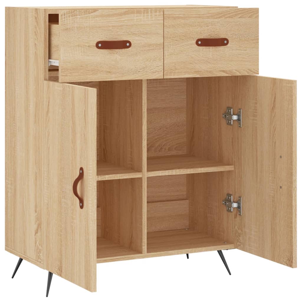 Sonoma oak buffet 69.5x34x90 cm engineering wood