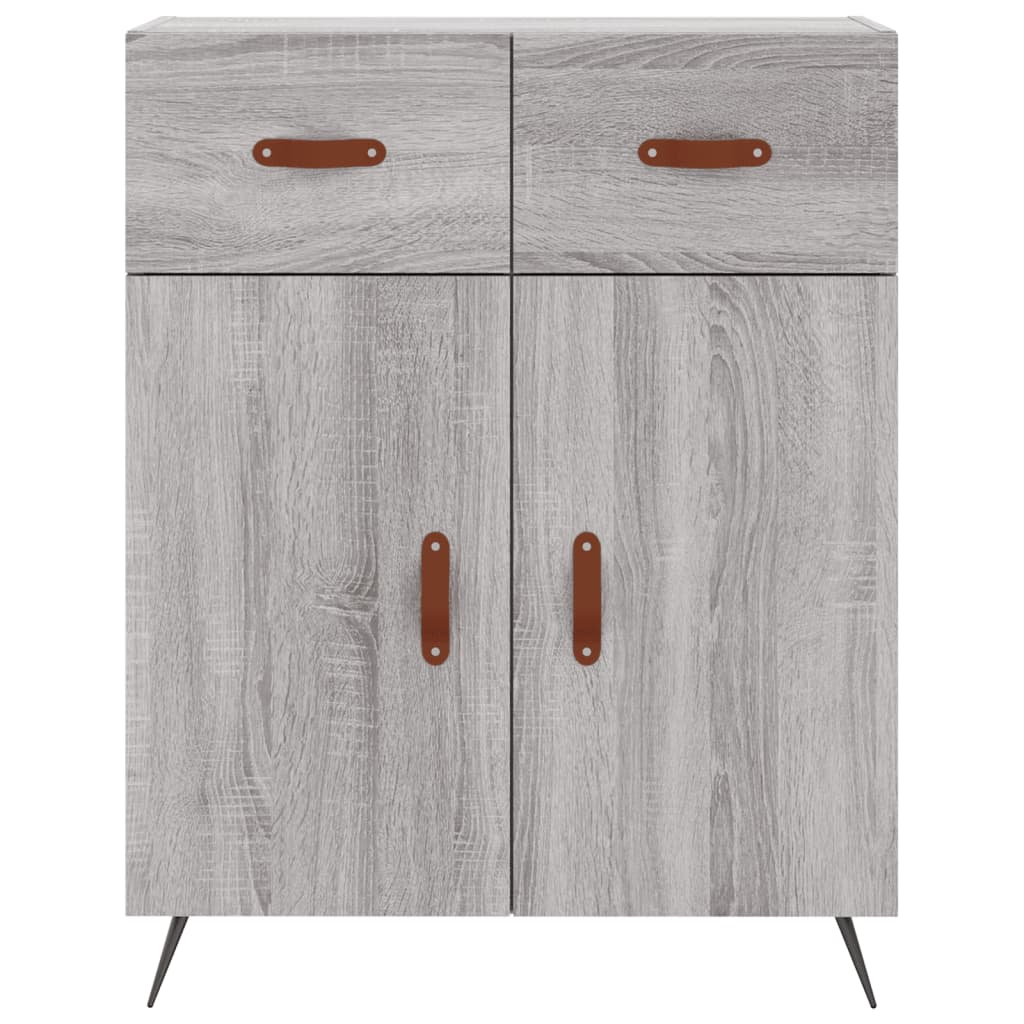 Buffet sonoma gris 69,5x34x90 cm bois d'ingénierie