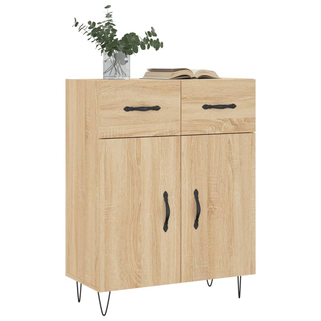 Sonoma Oak Buffet 69.5x34x90 cm ingegneristica legna