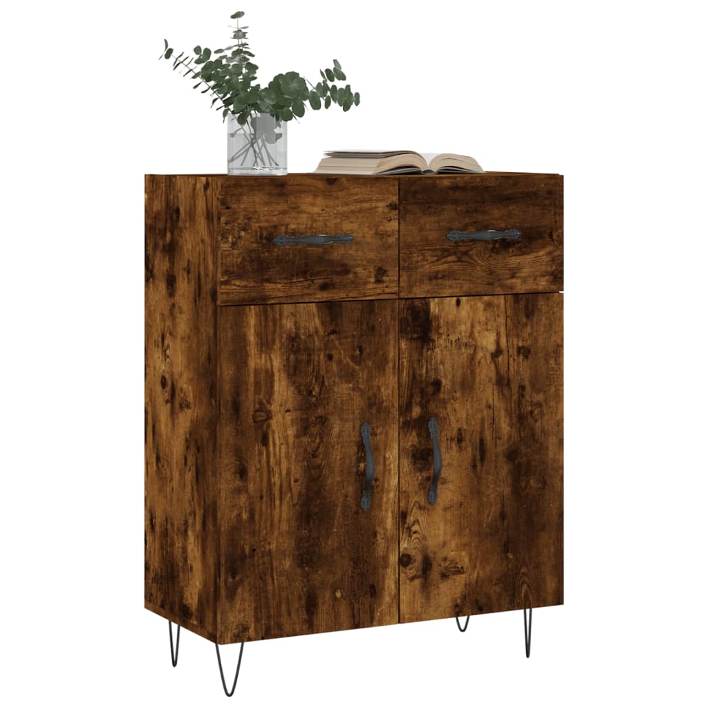 Raucher -Eichenbuffet 69.5x34x90 cm Ingenieurholz Holz