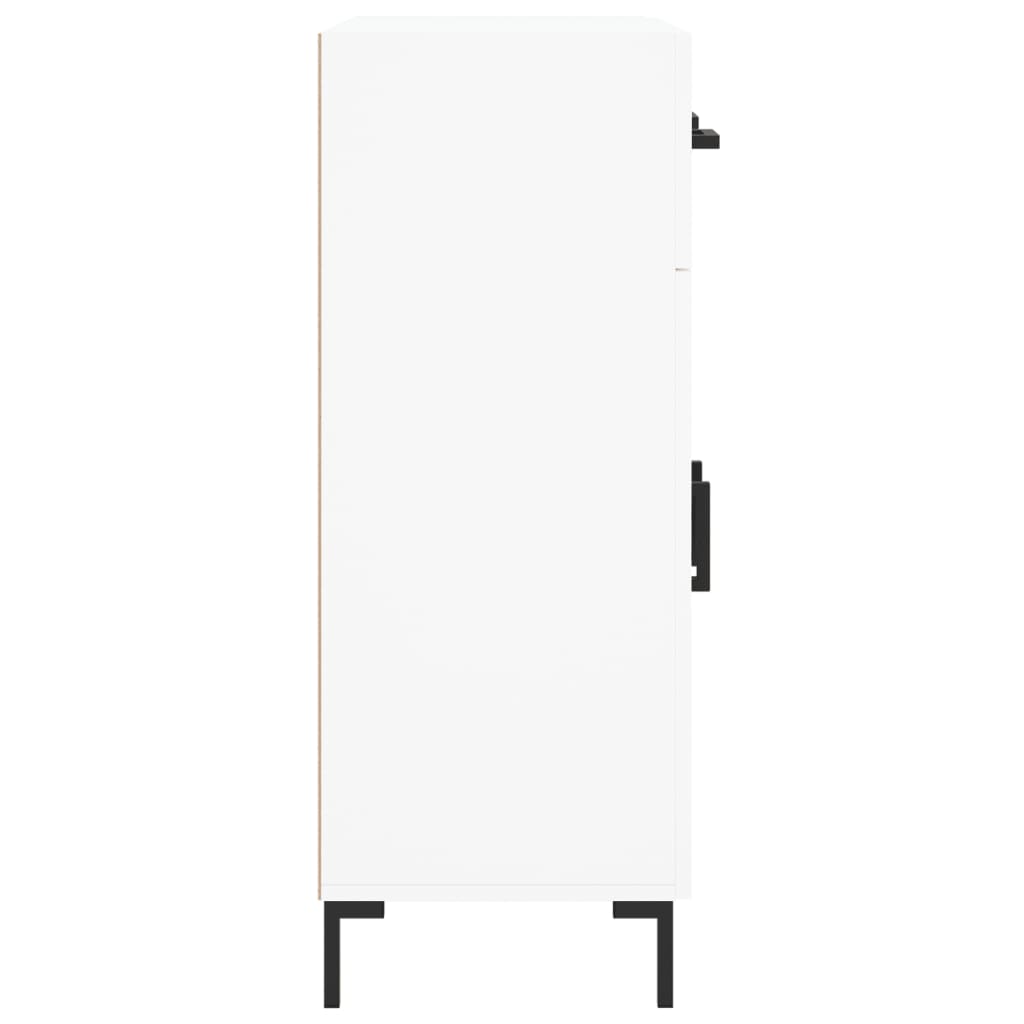 Buffet blanc 69,5x34x90 cm bois d'ingénierie