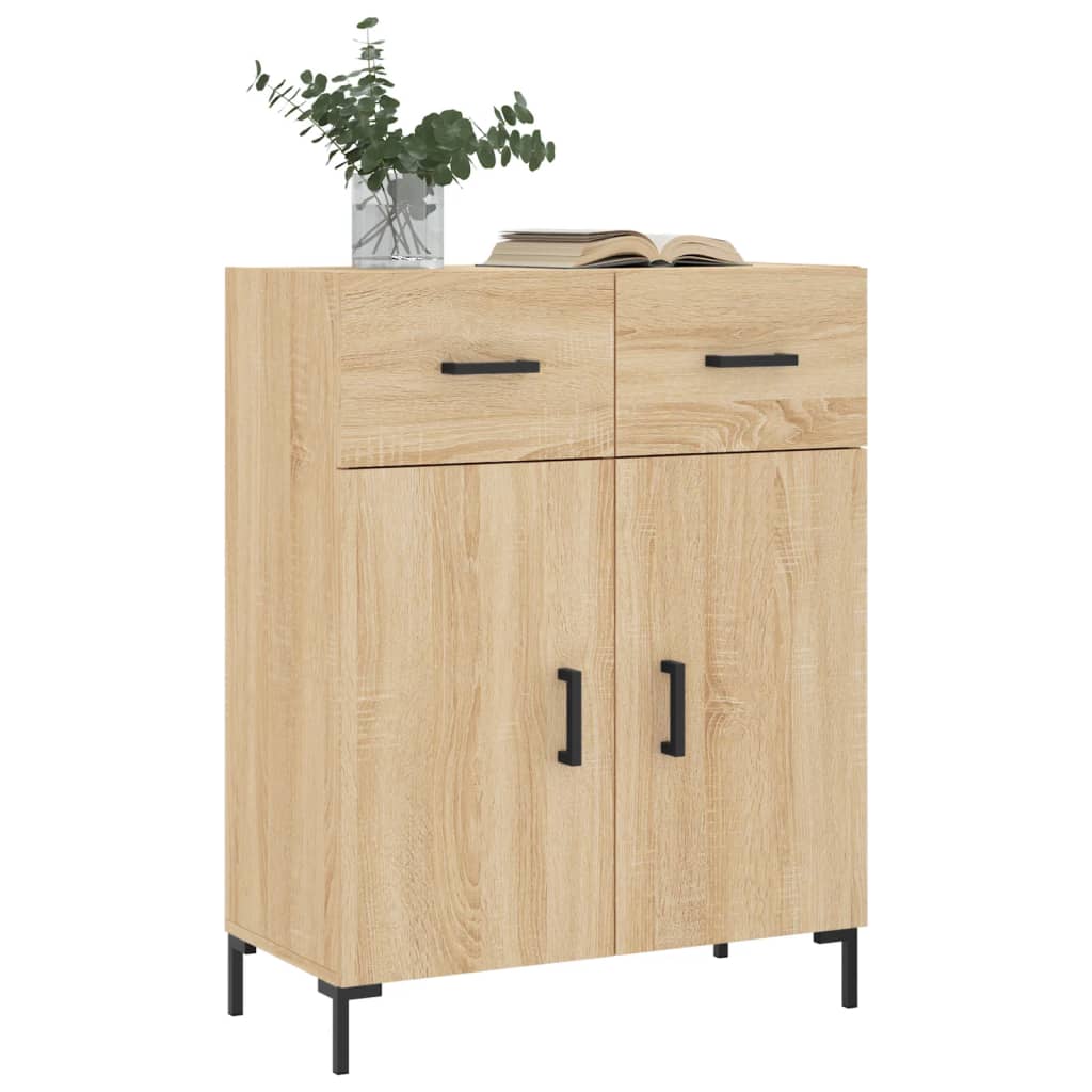 Sonoma Oak Buffet 69.5x34x90 cm ingegneristica legna