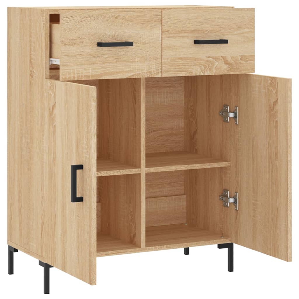 Sonoma Oak Buffet 69.5x34x90 cm ingegneristica legna