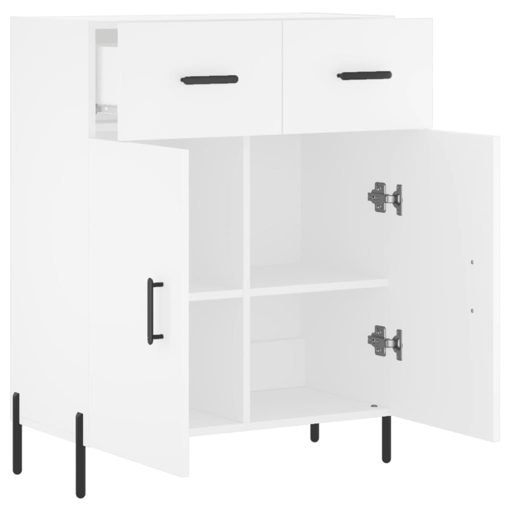 White buffet 69.5x34x90 cm Engineering wood