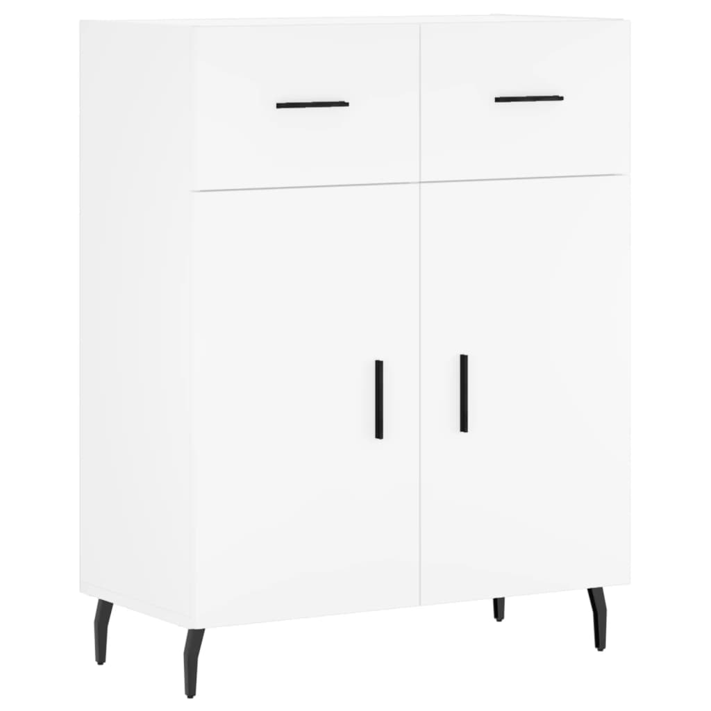 White buffet 69.5x34x90 cm Engineering wood