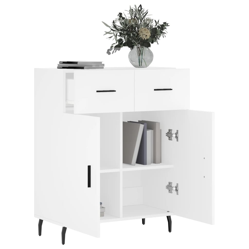 White buffet 69.5x34x90 cm Engineering wood