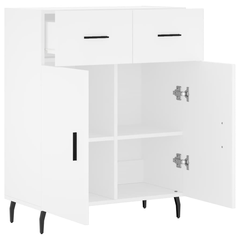 White buffet 69.5x34x90 cm Engineering wood