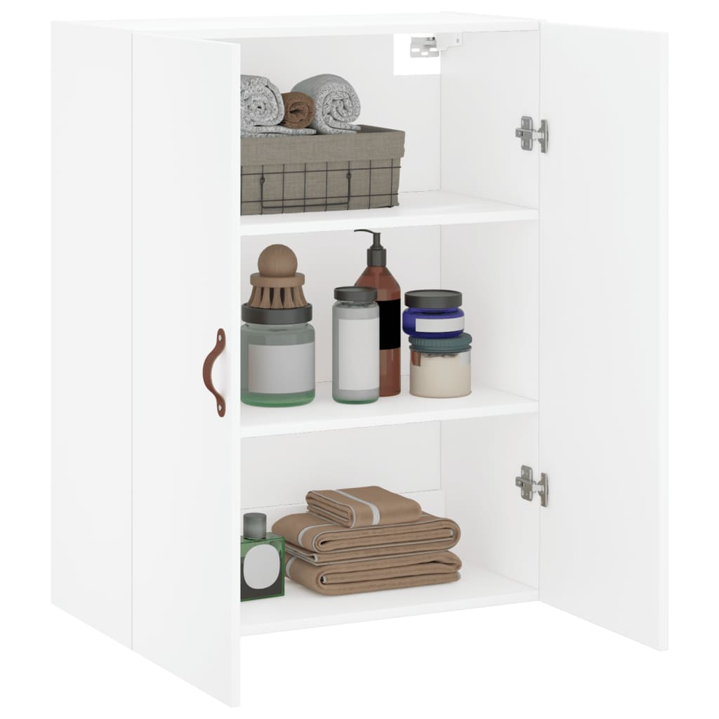 White wall cabinet 69.5x34x90 cm