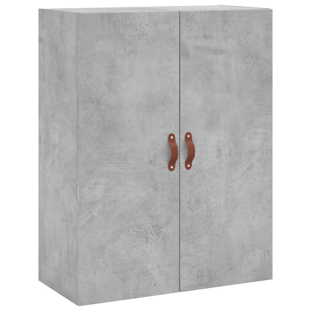 Concrete gray wall cabinet 69.5x34x90 cm