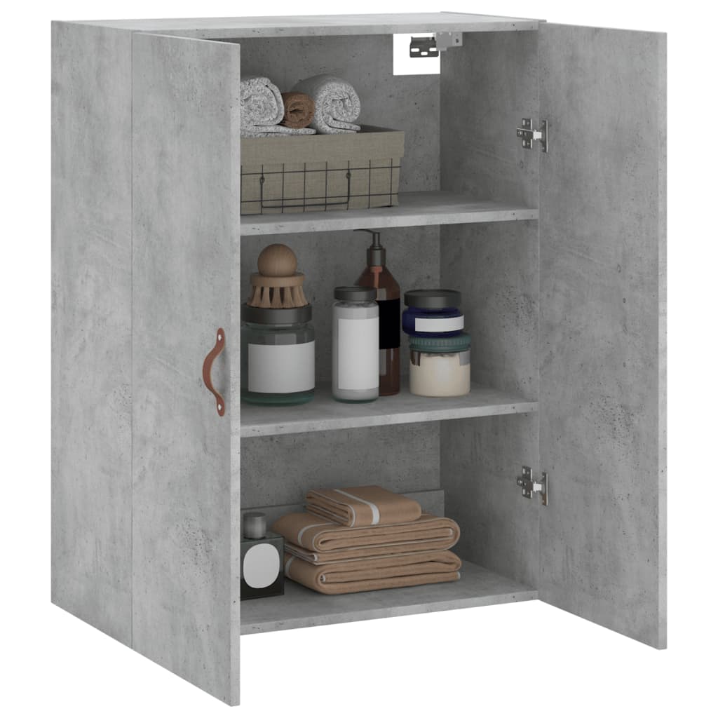 Betongrauwandschrank 69,5x34x90 cm