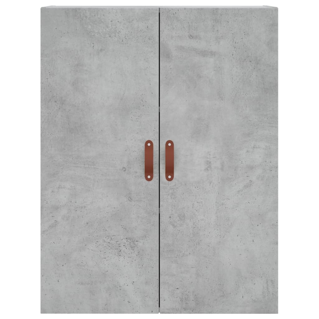 Concrete gray wall cabinet 69.5x34x90 cm