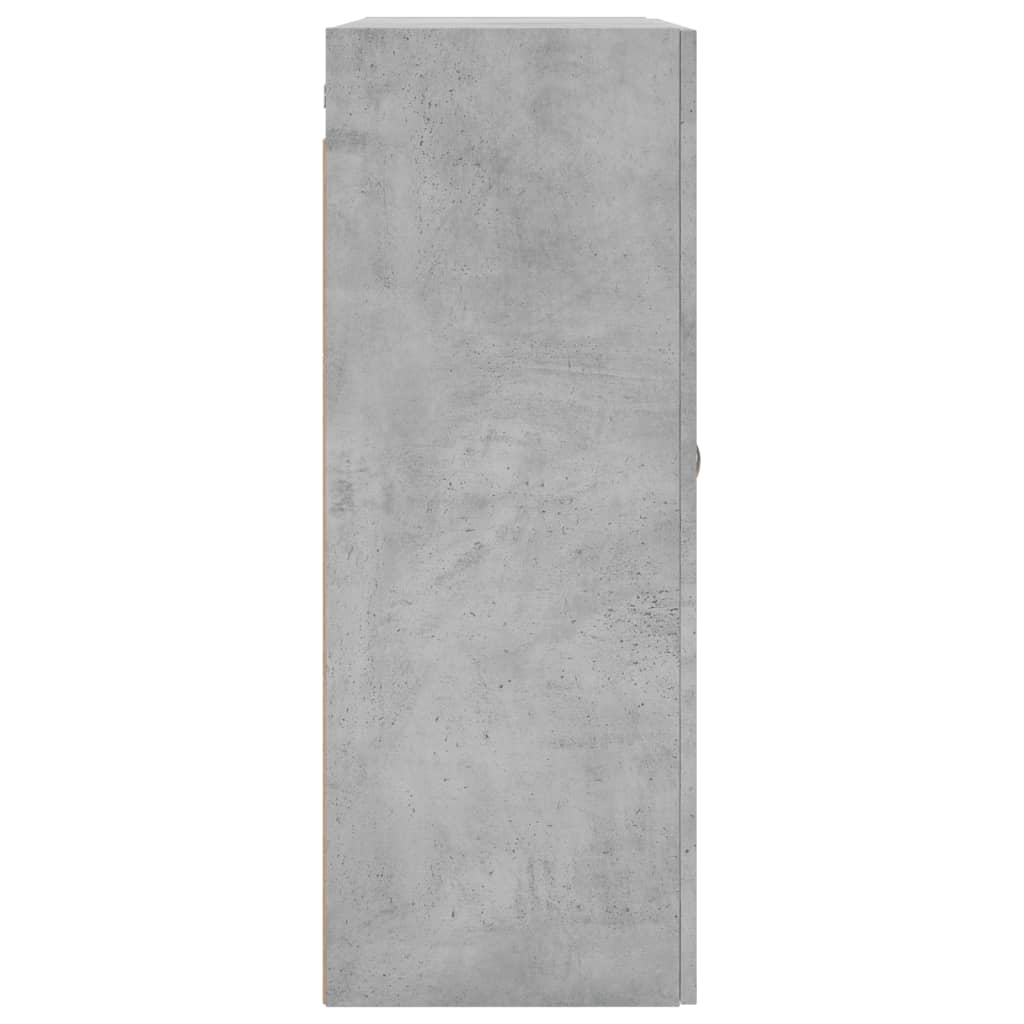 Concrete gray wall cabinet 69.5x34x90 cm