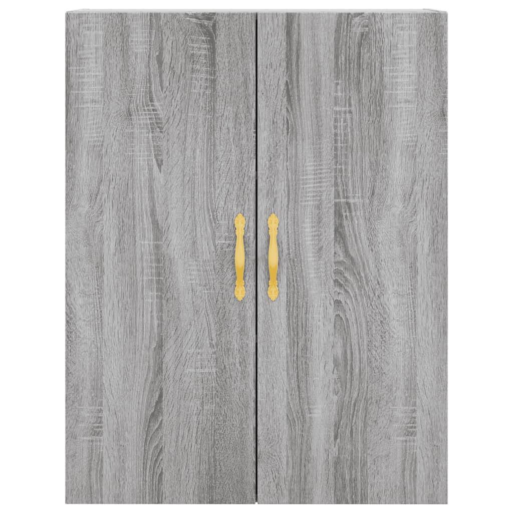 Sonoma Grey Wall Cabinet 69.5x34x90 cm