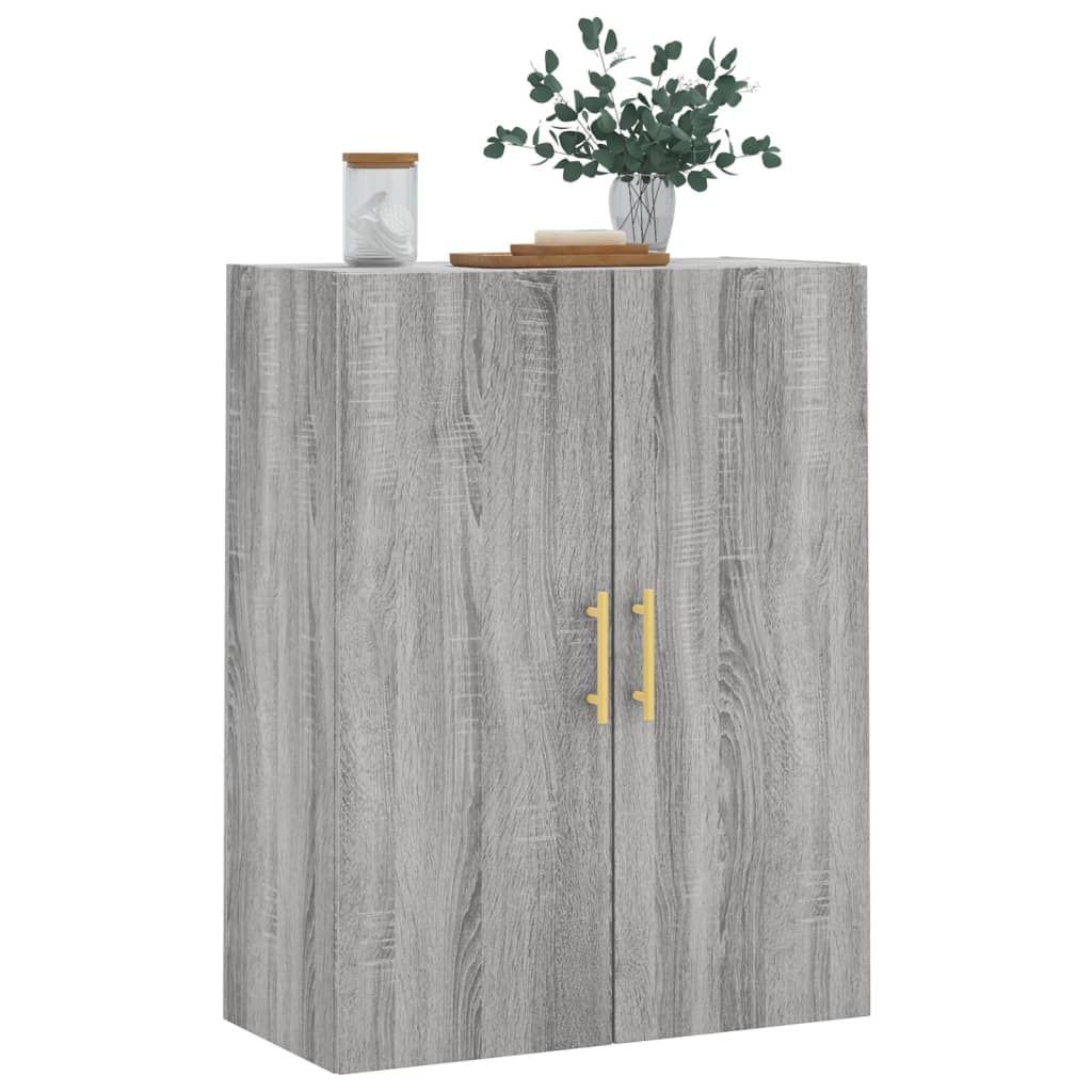 Sonoma gray wall cabinet 69.5x34x90 cm