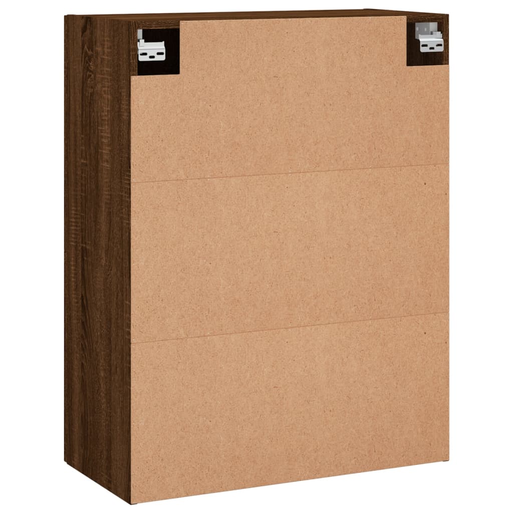 Braune Eichenwandschrank 69,5x34x90 cm