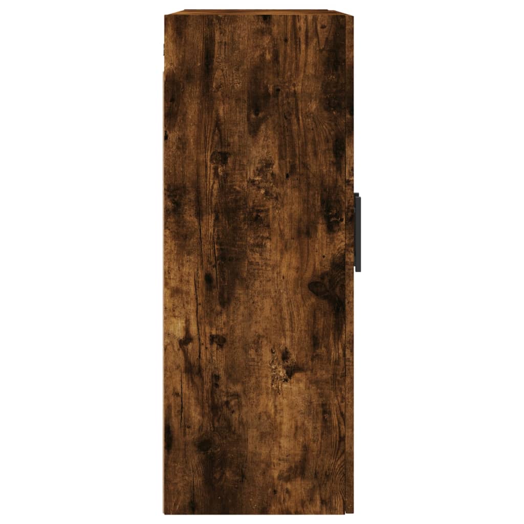 Smoked oak wall cabinet 69.5x34x90 cm