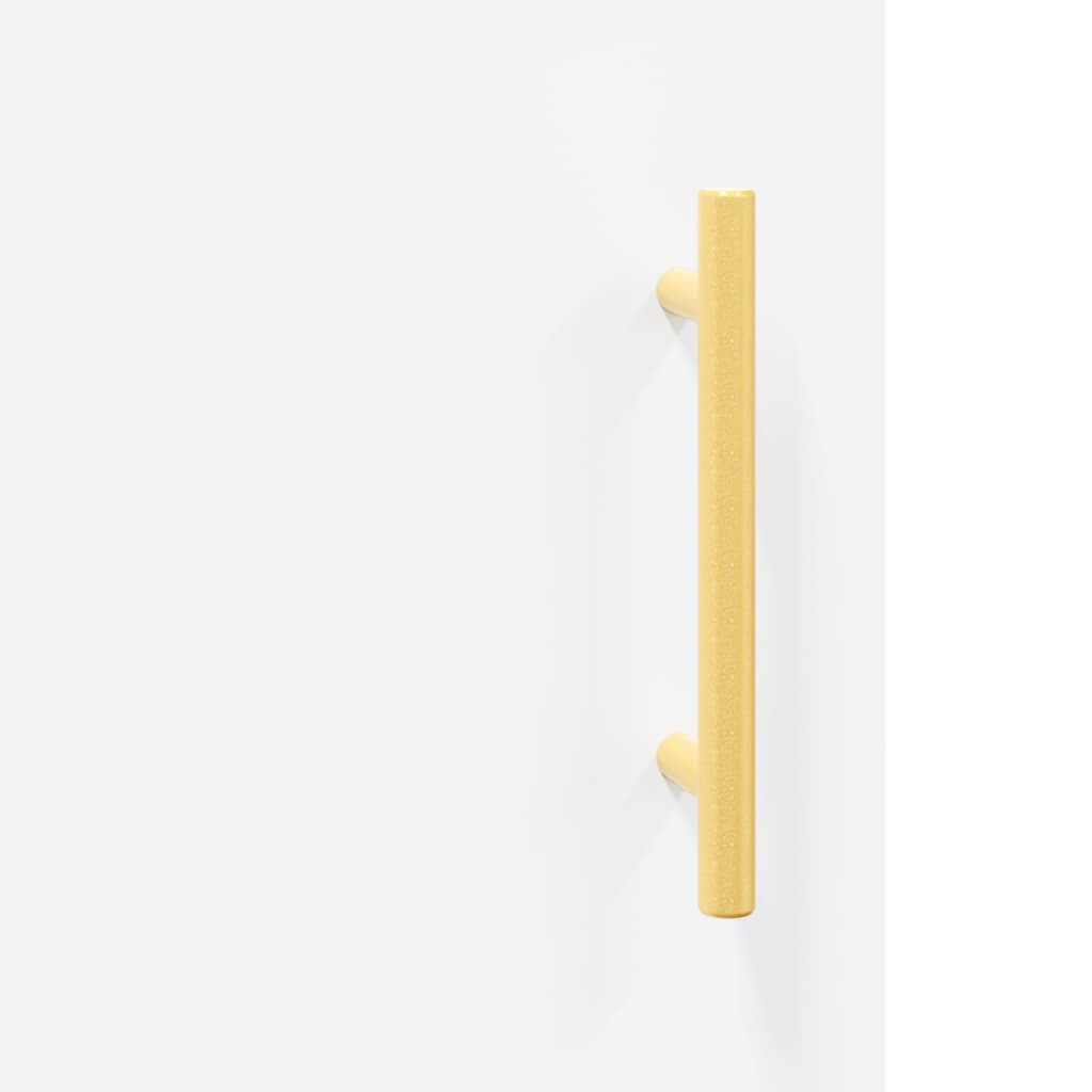 Pensile bianco 69,5x34x90 cm in derivati ​​del legno