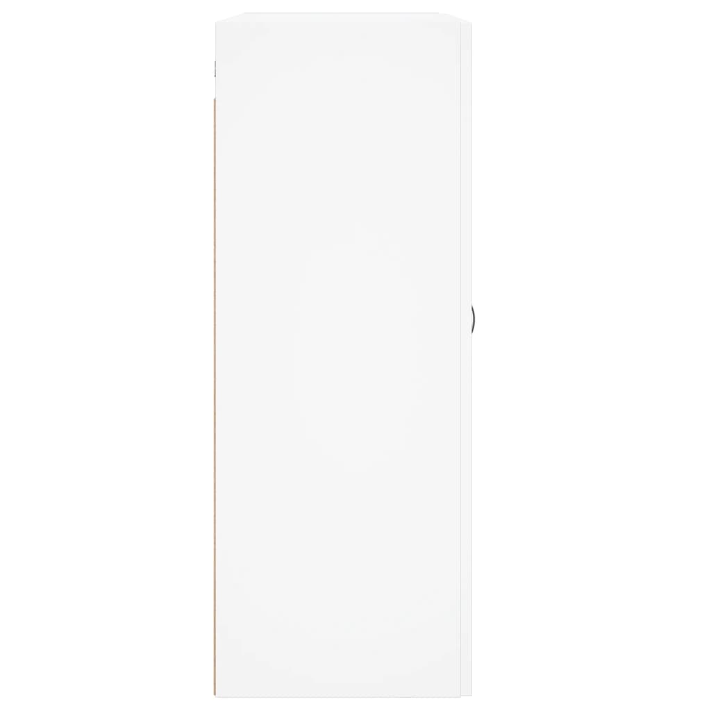 Armoire murale blanc 69,5x34x90 cm bois d'ingénierie