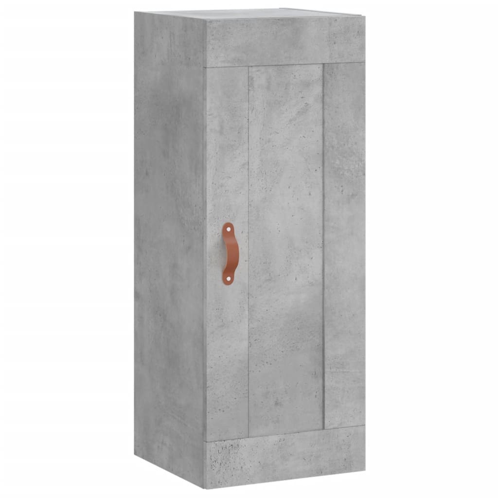 Armoire murale gris béton 34,5x34x90 cm bois d'ingénierie