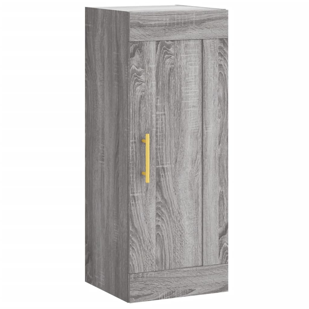 Sonoma gray wall cabinet 34.5x34x90 cm Engineering wood