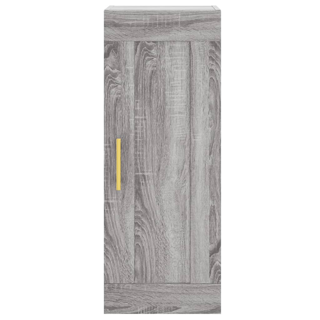 Sonoma gray wall cabinet 34.5x34x90 cm Engineering wood