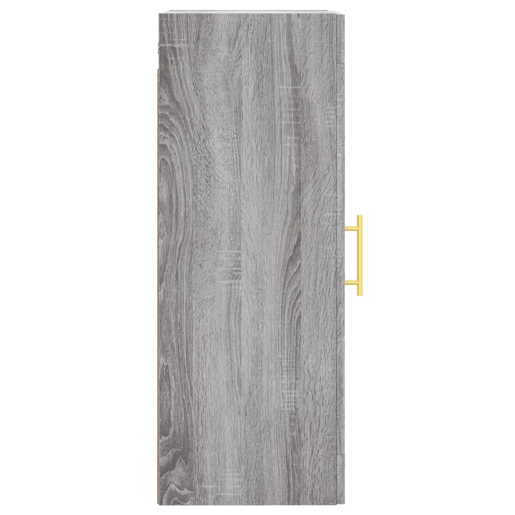 Sonoma Grey Wall Cabinet 34.5x34x90 cm Ingenieurholz Holz