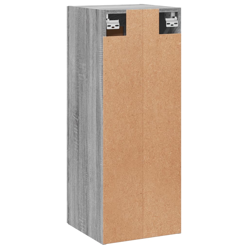 Sonoma gray wall cabinet 34.5x34x90 cm Engineering wood