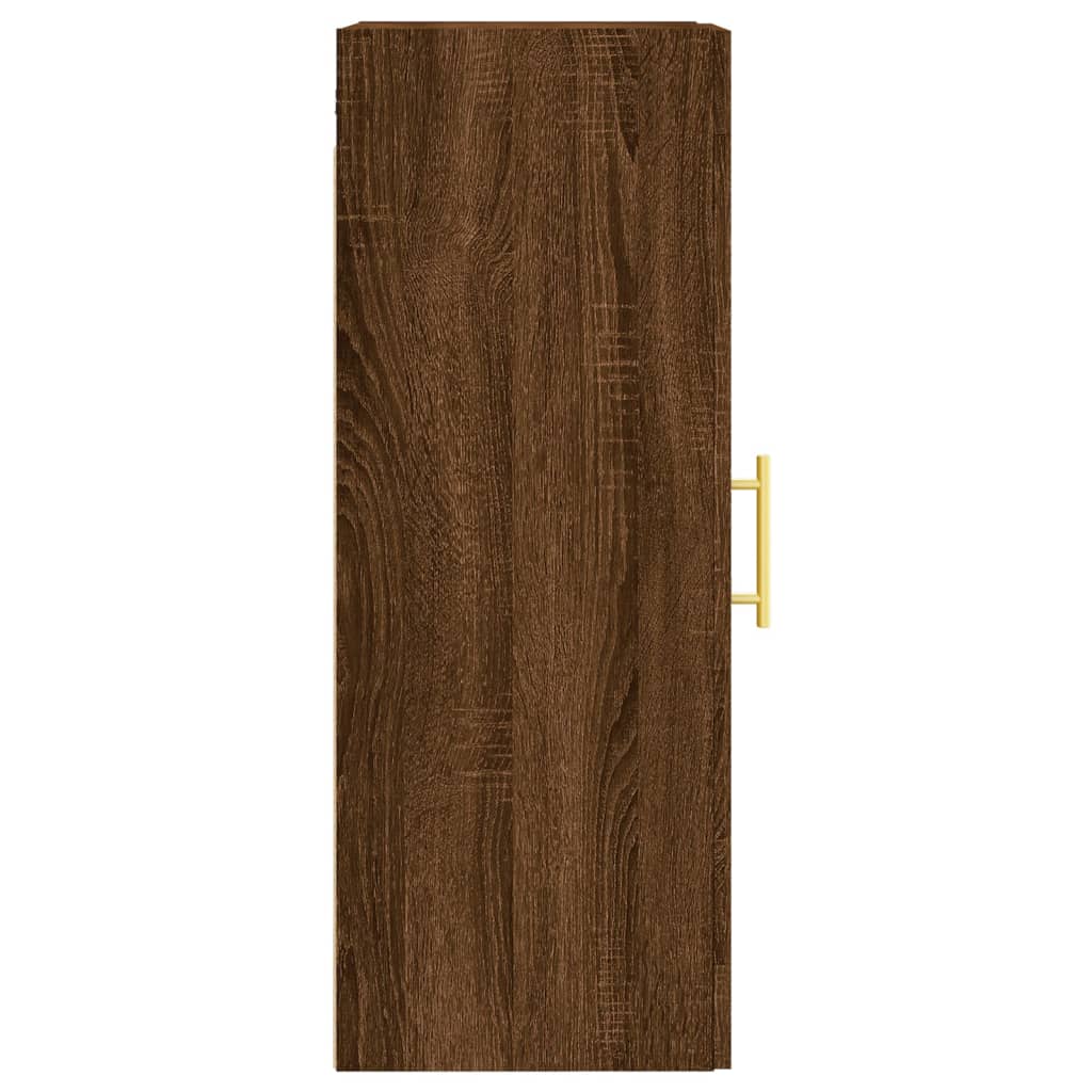 Brown Eichenwandschrank 34,5 x 34 x 90 cm Ingenieurholz Holz