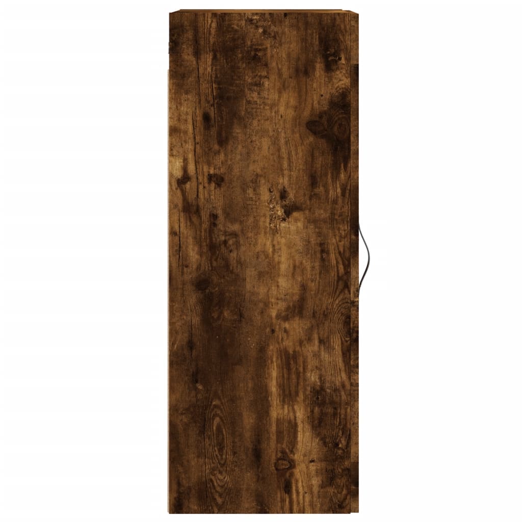 Geräucherte Eichenwandschrank 34.5x34x90 cm Ingenieurholz Holz