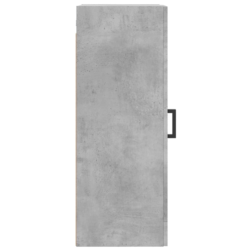 Armoire murale gris béton 34,5x34x90 cm bois d'ingénierie