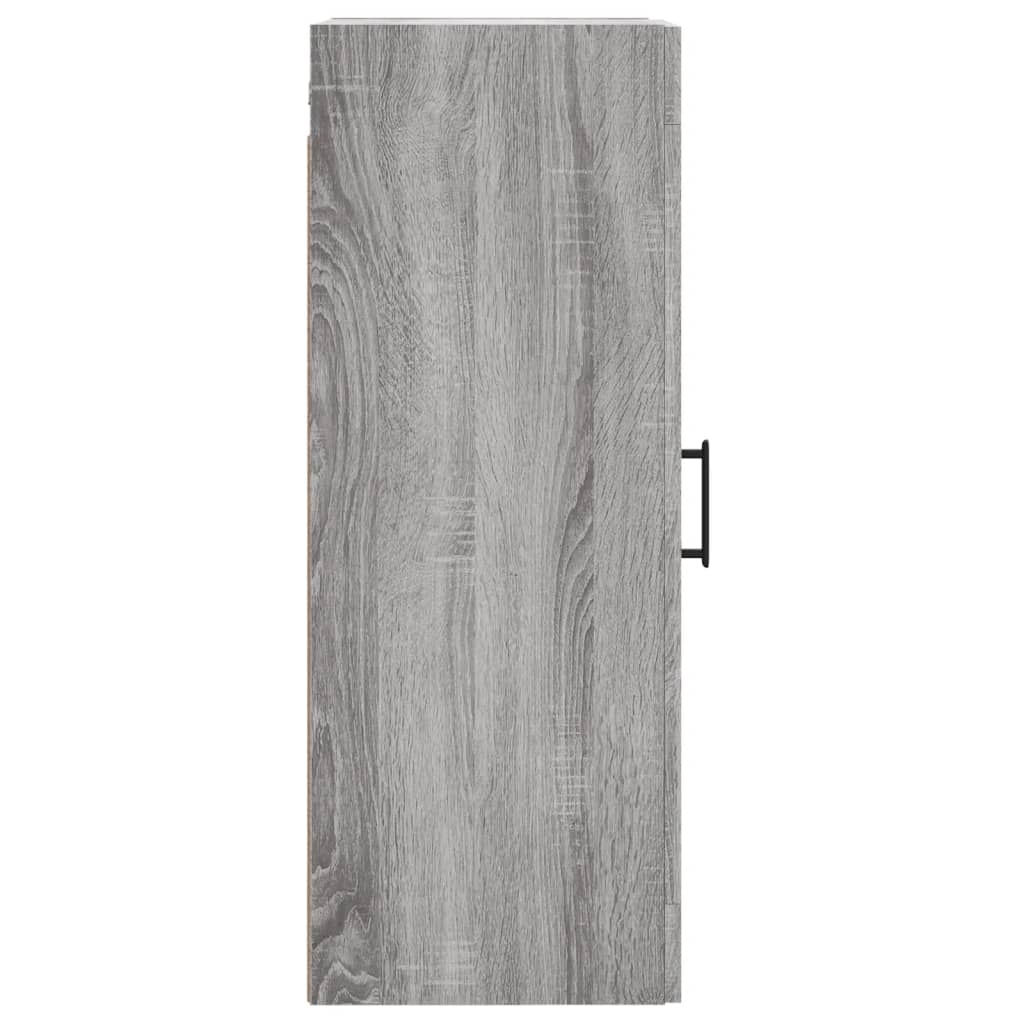 Sonoma Grey Wall Cabinet 34.5x34x90 cm Ingenieurholz Holz