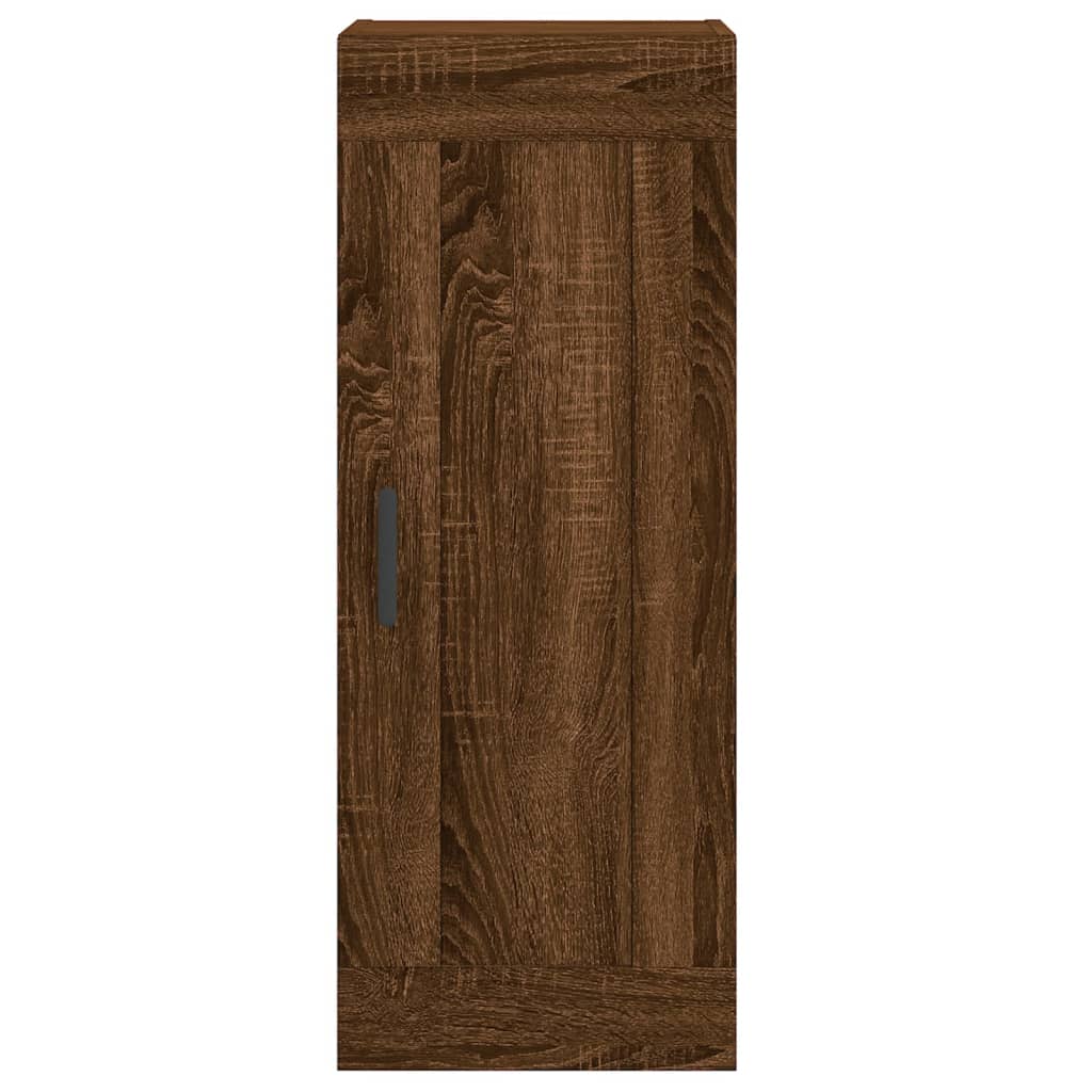 Brown Eichenwandschrank 34,5 x 34 x 90 cm Ingenieurholz Holz