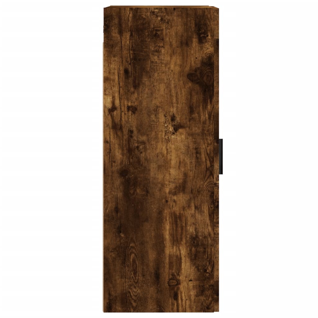 Geräucherte Eichenwandschrank 34.5x34x90 cm Ingenieurholz Holz