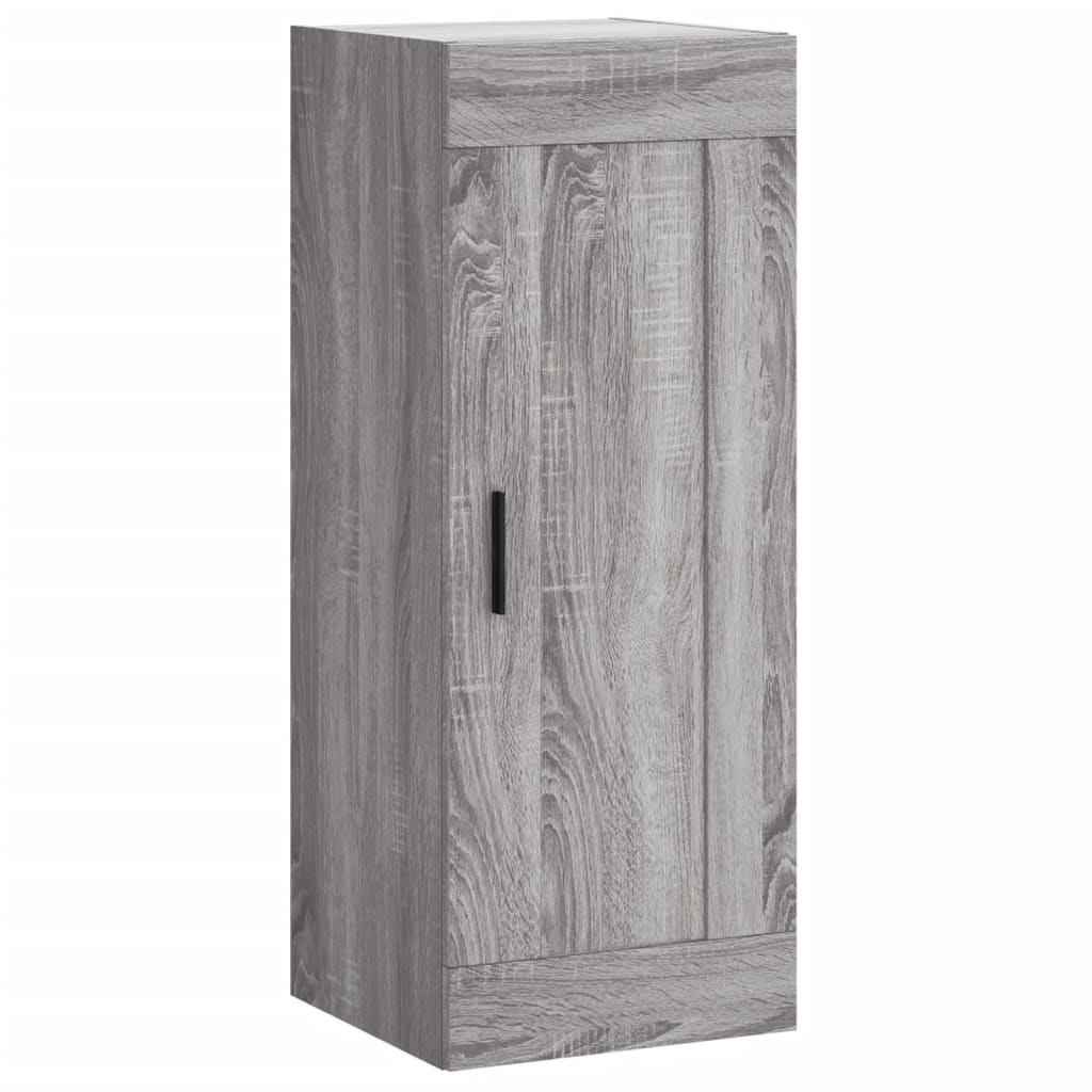 Sonoma gray wall cabinet 34.5x34x90 cm Engineering wood