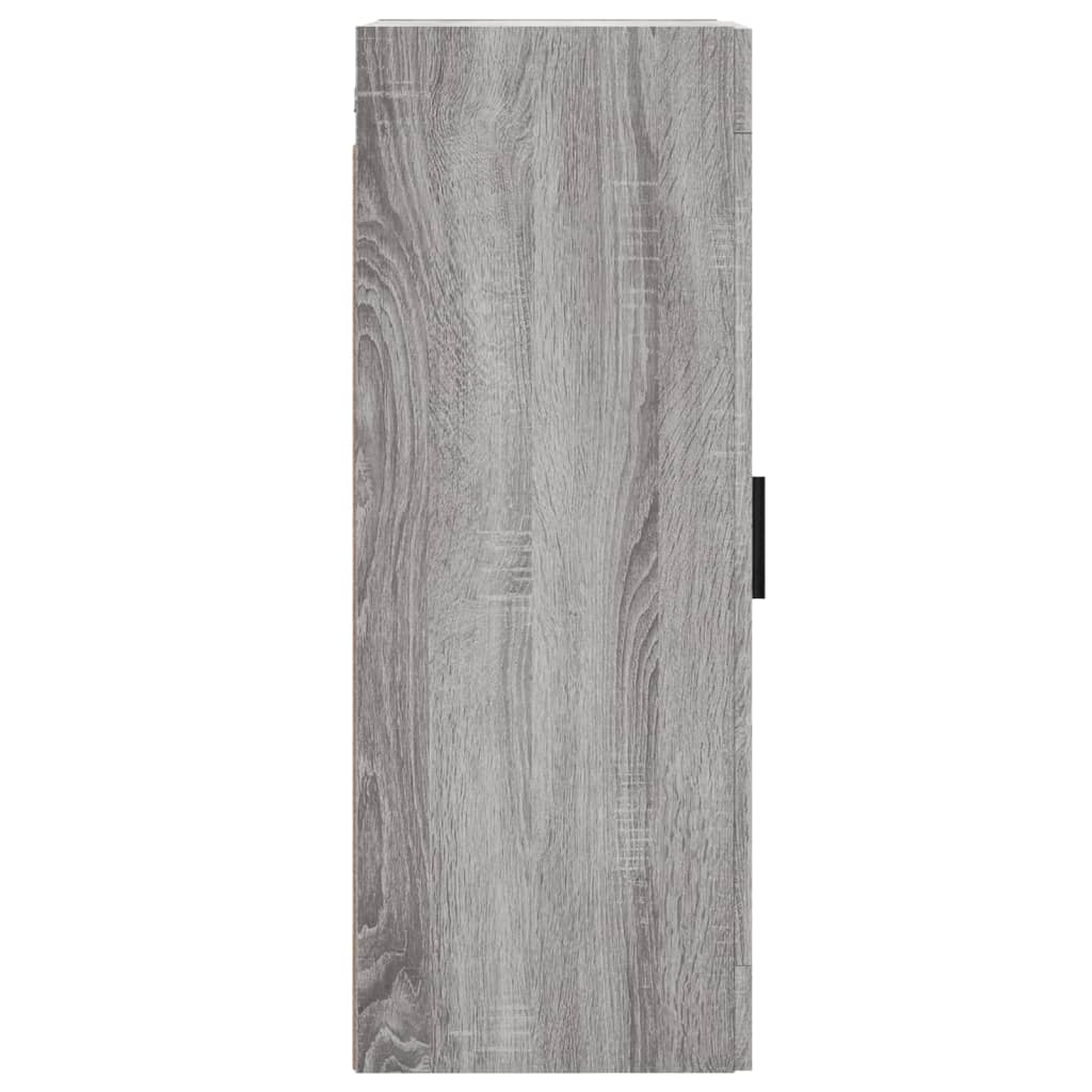 Sonoma Grey Wall Cabinet 34.5x34x90 cm Ingenieurholz Holz