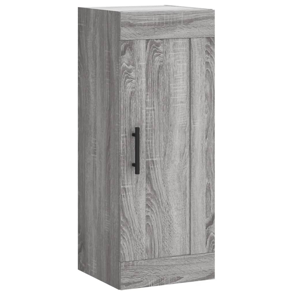 Sonoma gray wall cabinet 34.5x34x90 cm Engineering wood