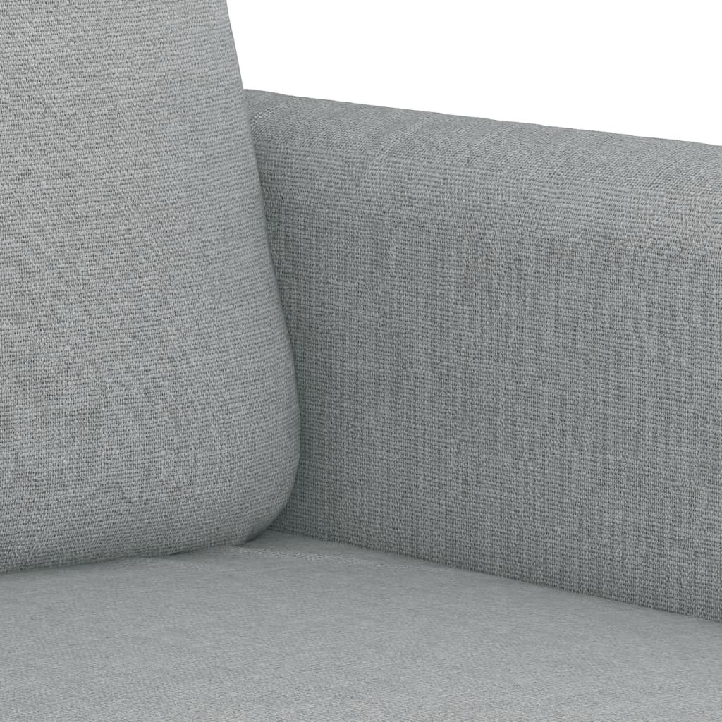 Soft set 2 pcs light gray cushions fabric