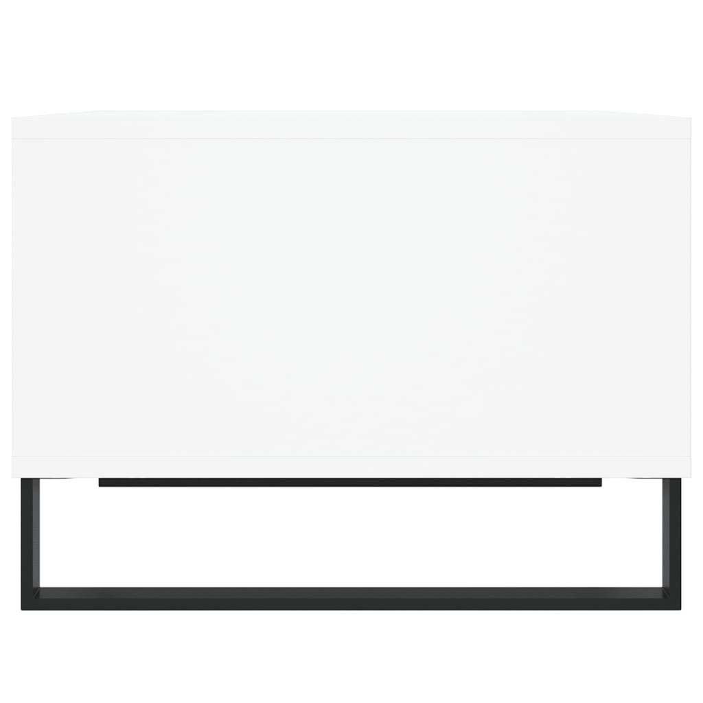 White coffee table 60x50x36.5 cm engineering wood