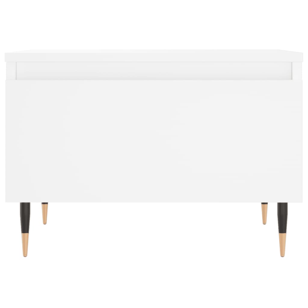 White coffee table 50x46x35 cm engineering wood