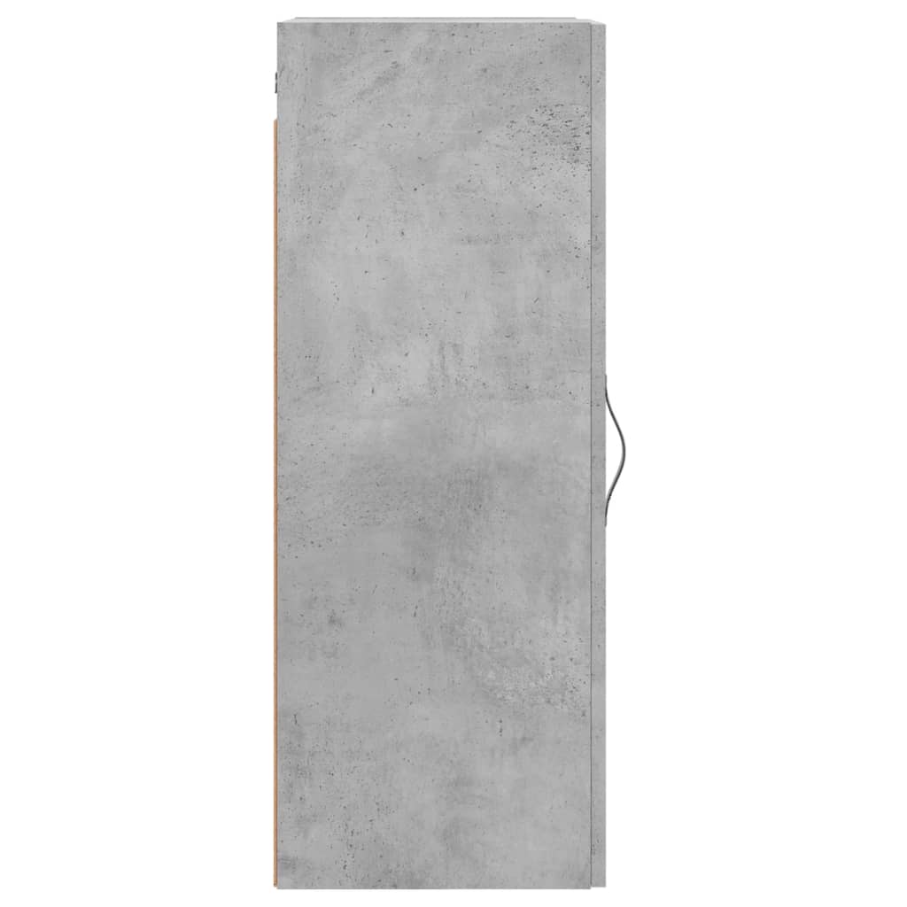 Armoire murale gris béton 34,5x34x90 cm bois d'ingénierie
