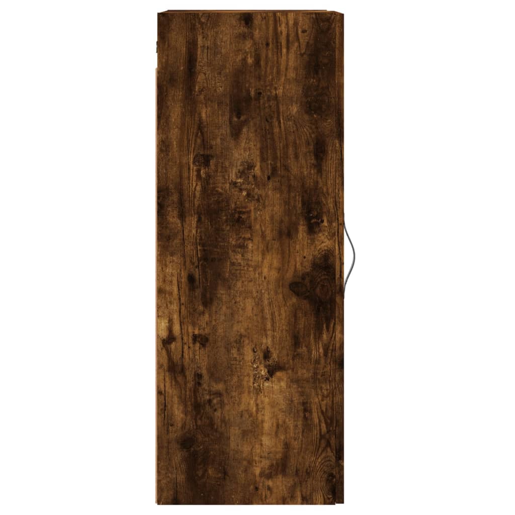 Geräucherte Eichenwandschrank 34.5x34x90 cm Ingenieurholz Holz