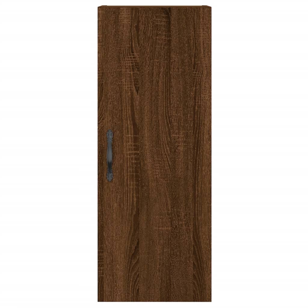 Brown Eichenwandschrank 34,5 x 34 x 90 cm Ingenieurholz Holz