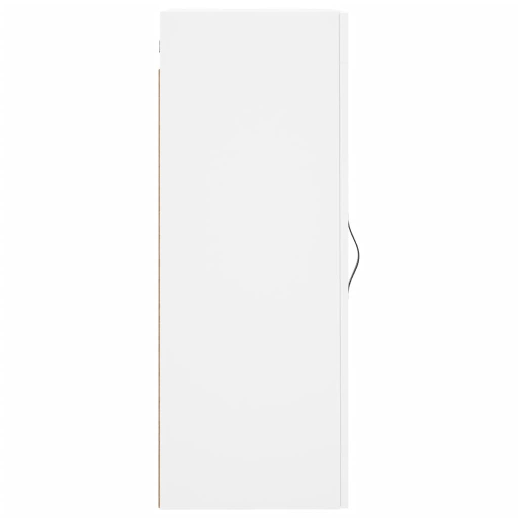Armoire murale blanc 34,5x34x90 cm