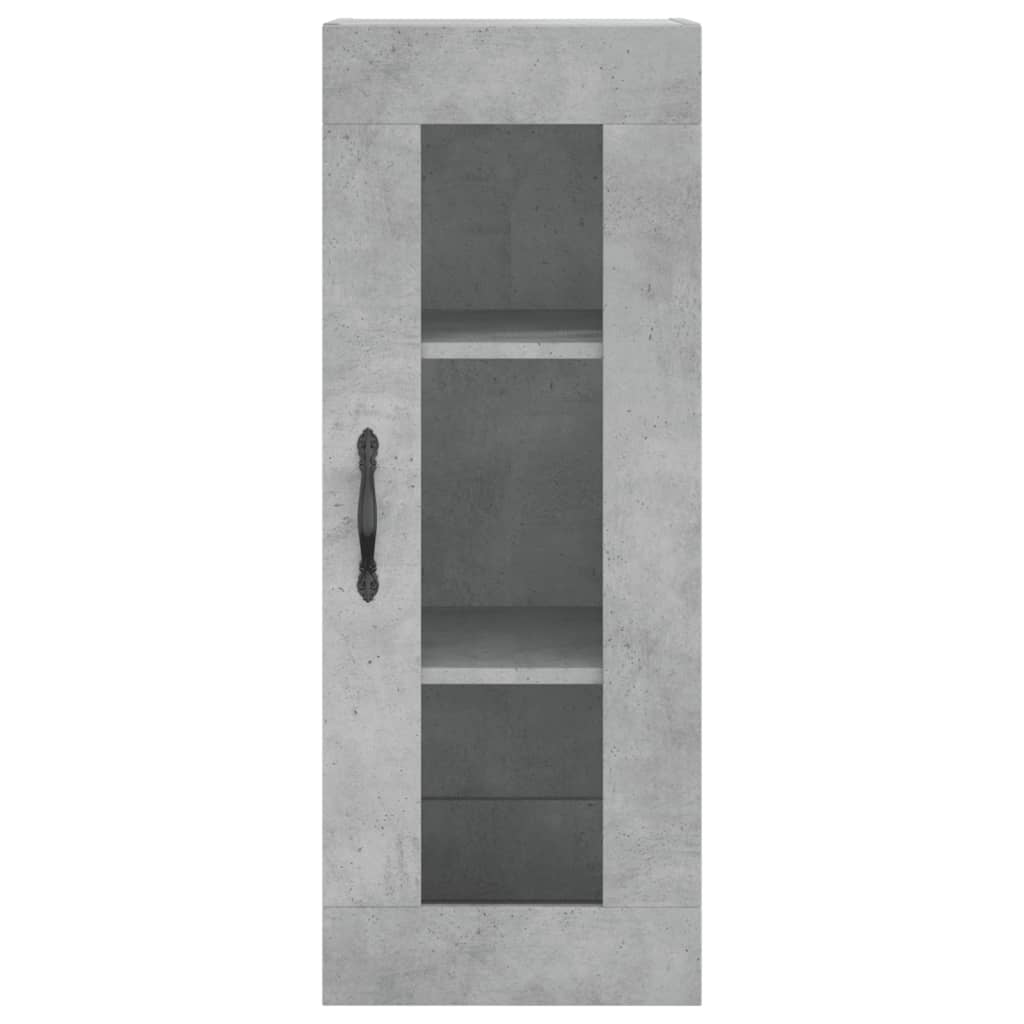 Concrete gray wall cabinet 34.5x34x90 cm