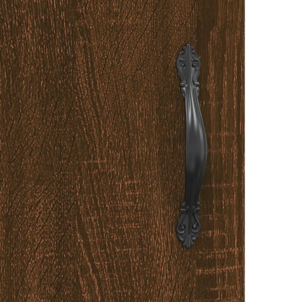 Pensile in rovere marrone 34,5x34x90 cm