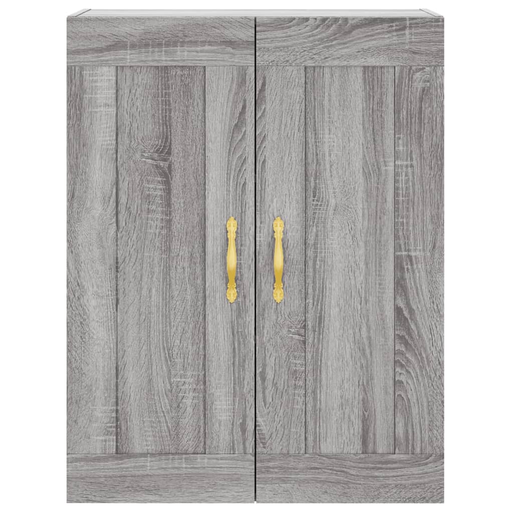 Pensile Sonoma grigio 69,5x34x90 cm in derivati ​​del legno