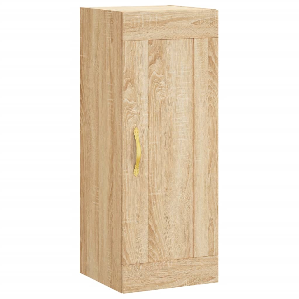 Sonoma Oak Wall Cabinet 34.5x34x90 cm Ingenieurholz Holz