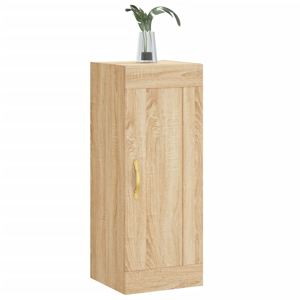 Sonoma Oak Wall Cabinet 34.5x34x90 cm Ingenieurholz Holz