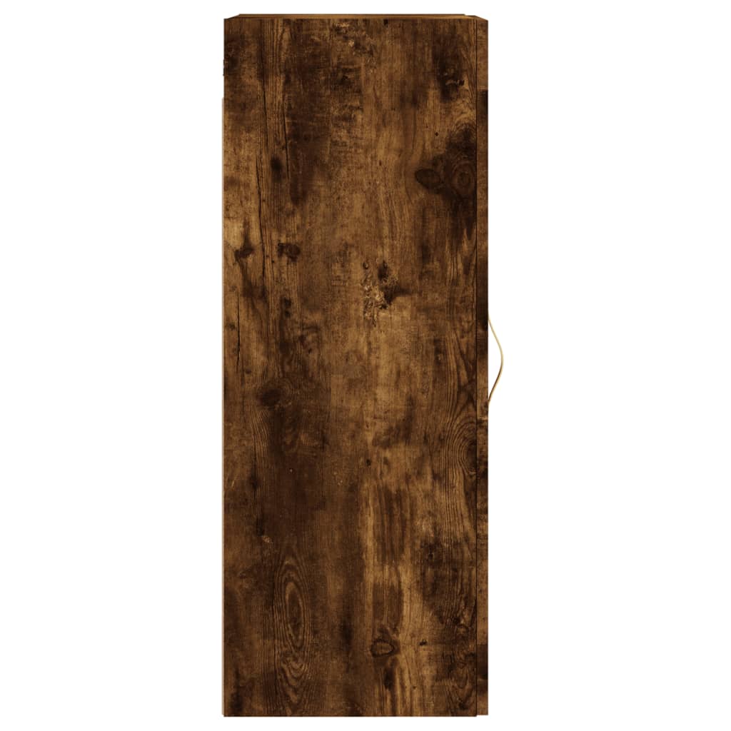 Geräucherte Eichenwandschrank 34.5x34x90 cm Ingenieurholz Holz